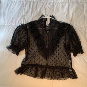 Zara lace top